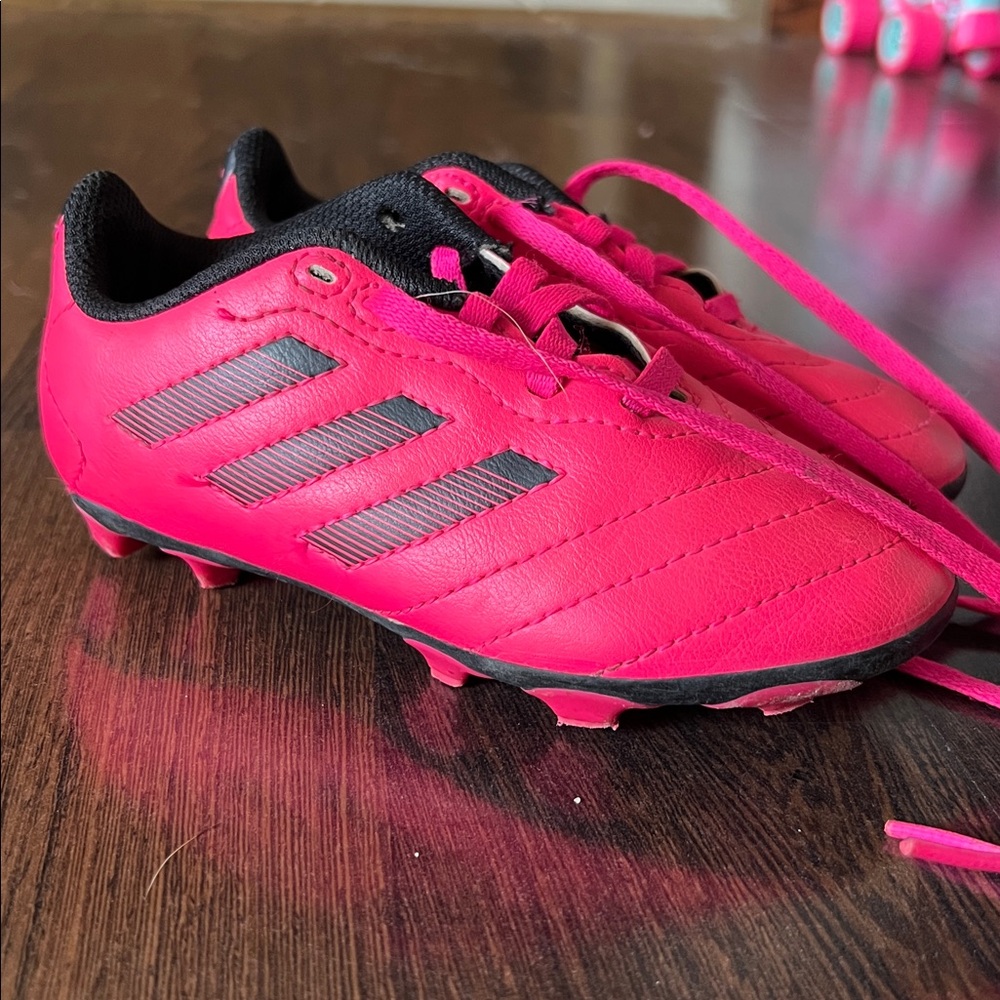 Adidas Bright Pink Soccer Cleats